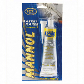 MANNOL 9916 Прозрачный (-40 - +200С) силиконовый герметик для прокладок, 85 мл.