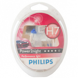 Автолампа "PHILIPS" H7 (PX26d) GT150 +50% 55W 12V(2 шт)