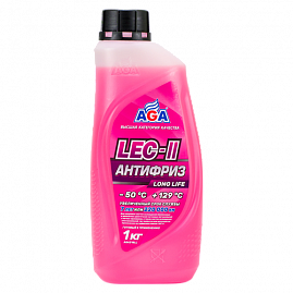 Антифриз AGA LEC-II LONG LIFE, розовый, –50 °С, 7 лет (1 кг)