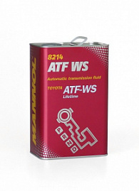 MANNOL 8217 OEM TOYOTA/LEXUS ATF WS Синт. трансмиссионная жидкость в АКП  4л.metal